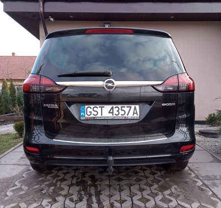 Opel Zafira cena 34900 przebieg: 260000, rok produkcji 2014 z Kwidzyn małe 22